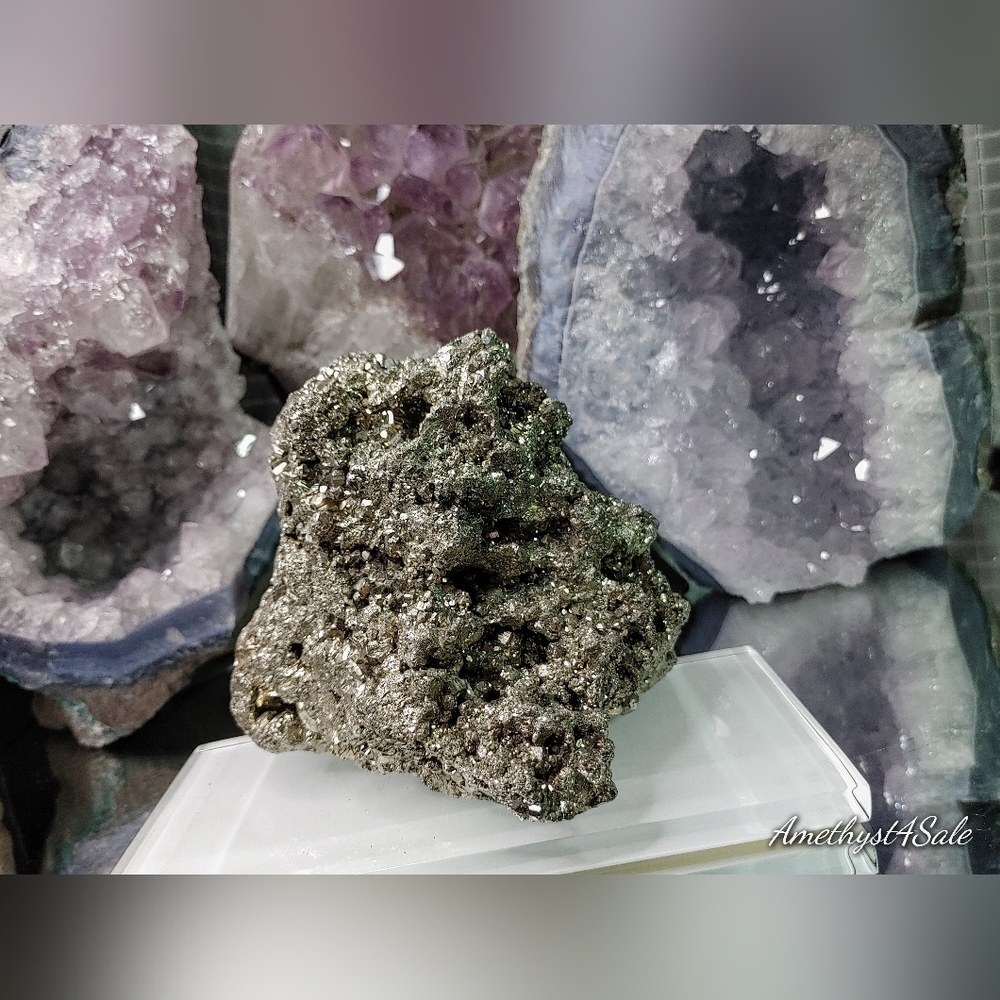 Peru Pyrite Gold Crystal Cluster